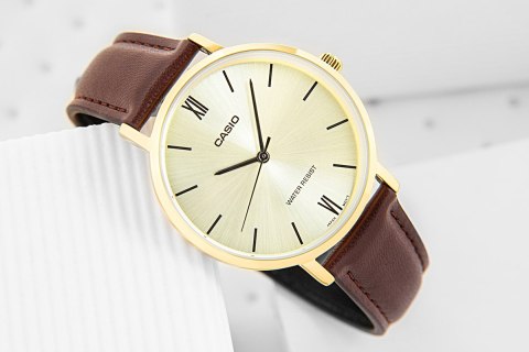Zegarek Damski Casio LTP-VT01GL-9BUDF + BOX Zegarek Damski Casio LTP-VT01GL-9BUDF + BOX