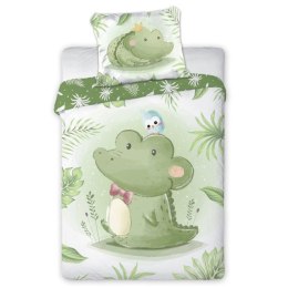 Pościel bawełna 100x135 + 40x60 Krokodyl Faro