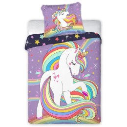 Pościel bawełna 100x135 + 40x60 Kucyk Pony Faro