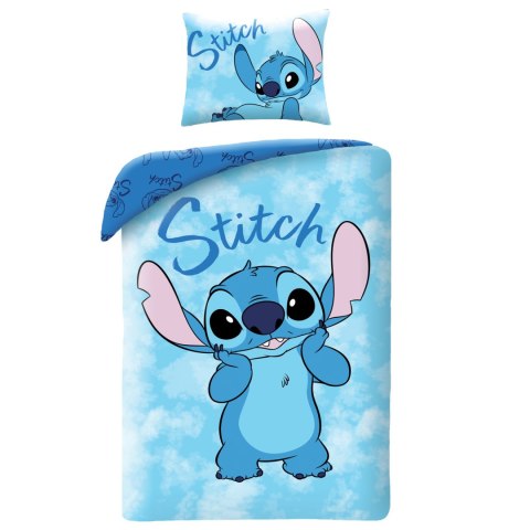 Pościel bawełna 140x200+1p70x80 Lilo i Stitch niebieski Halantex Pościel bawełna 140x200+1p70x80 Lilo i Stitch niebieski Halantex