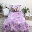 Pościel bawełna 140x200+1p70x90 Kraina Lodu fioletowy Jerry Fabrics