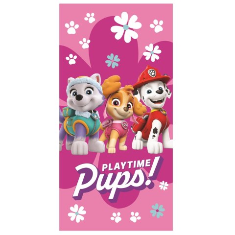 Ręcznik bawełniany 70x140 Paw Patrol trio róż Jerry Fabrics Ręcznik bawełniany 70x140 Paw Patrol trio róż Jerry Fabrics