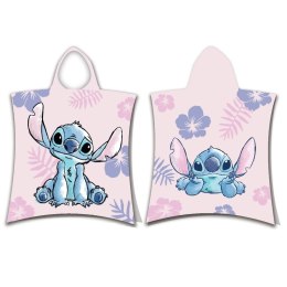 Ręcznik bawełniany ponczo z kapturem 50x115 Lilo i Stitch Jerry Fabrics