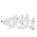 MISA DEKORACYJNA ADORE (02) O 25 X 10 CM BIAŁY EUROFIRANY