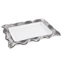 PATERA DEKORACYJNA BETSY (01) 36 X 25 X 4 CM KREMOWY EUROFIRANY