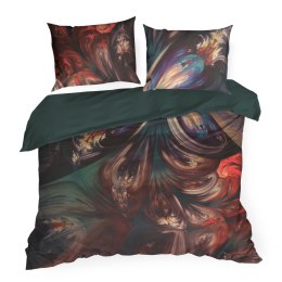 POŚCIEL ASTRAL 160 X 200 CM CZARNY EUROFIRANY