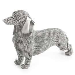 FIGURKA DEKORACYJNA ELDO 19 X 6 X 12 CM SREBRNY EUROFIRANY