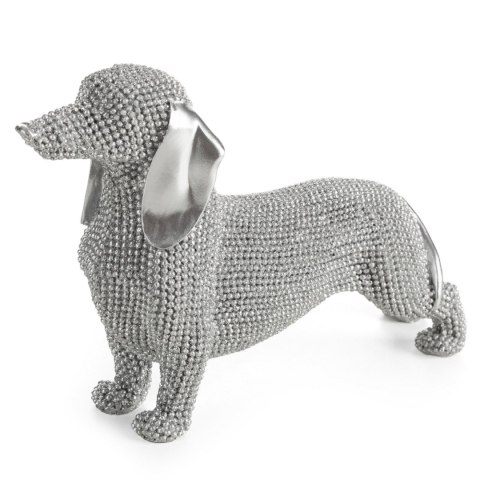 FIGURKA DEKORACYJNA ELDO 19 X 6 X 12 CM SREBRNY EUROFIRANY FIGURKA DEKORACYJNA ELDO 19 X 6 X 12 CM SREBRNY EUROFIRANY