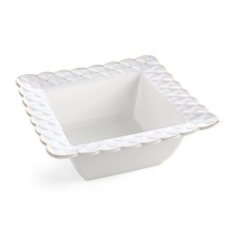 MISA DEKORACYJNA BELIA (01) 23 X 23 X 9 CM KREMOWY EUROFIRANY
