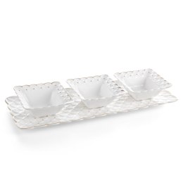 PATERA DEKORACYJNA BELIA (03) 40 X 15 X 5 CM KREMOWY EUROFIRANY