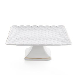 PATERA DEKORACYJNA BELIA (06) 27 X 27 X 10 CM KREMOWY EUROFIRANY