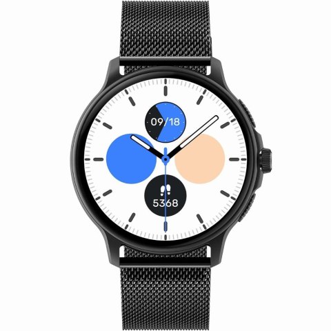Smartwatch Damski GRAVITY GT12-2 Granatowy Pasek Silikonowy + Czarna Bransoleta Smartwatch Damski GRAVITY GT12-2 Granatowy Pasek Silikonowy + Czarna Bransoleta