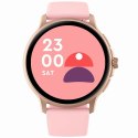 Smartwatch Damski GRAVITY GT12-3 Różowy Pasek Silikonowy + Bransoleta Różowe Złoto