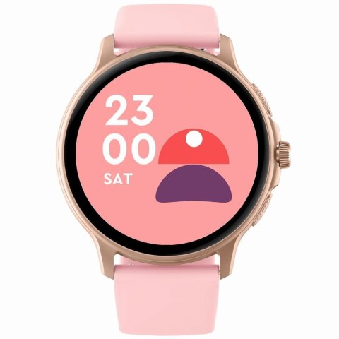 Smartwatch Damski GRAVITY GT12-3 Różowy Pasek Silikonowy + Bransoleta Różowe Złoto Smartwatch Damski GRAVITY GT12-3 Różowy Pasek Silikonowy + Bransoleta Różowe Złoto