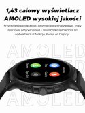 Smartwatch Damski GRAVITY GT12-3 Różowy Pasek Silikonowy + Bransoleta Różowe Złoto