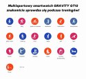 Smartwatch Damski GRAVITY GT12-3 Różowy Pasek Silikonowy + Bransoleta Różowe Złoto