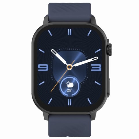 Smartwatch Damski GRAVITY GT15-12 Granatowy Pasek Silikonowy + Czarna Bransoleta Smartwatch Damski GRAVITY GT15-12 Granatowy Pasek Silikonowy + Czarna Bransoleta