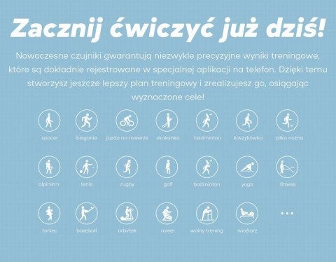 Smartwatch Damski GRAVITY GT15-12 Granatowy Pasek Silikonowy + Czarna Bransoleta Smartwatch Damski GRAVITY GT15-12 Granatowy Pasek Silikonowy + Czarna Bransoleta