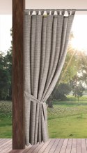 ZASŁONA GOTOWA GARDEN 10 NA SZELKACH 155 X 200 CM BRĄZOWY EUROFIRANY