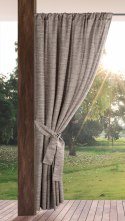 ZASŁONA GOTOWA GARDEN 10 NA TAŚMIE 155 X 200 CM BRĄZOWY EUROFIRANY