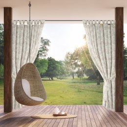 ZASŁONA GOTOWA GARDEN 12 NA SZELKACH 155 X 260 CM KREMOWY EUROFIRANY