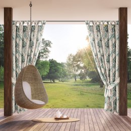 ZASŁONA GOTOWA GARDEN 7 NA SZELKACH 155 X 200 CM BEŻOWY EUROFIRANY