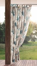 ZASŁONA GOTOWA GARDEN 8 NA SZELKACH 155 X 200 CM BEŻOWY EUROFIRANY