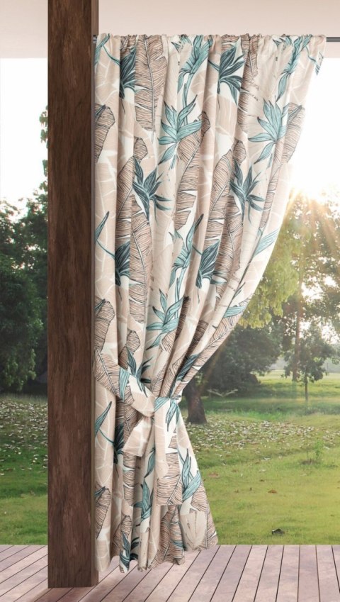 ZASŁONA GOTOWA GARDEN 8 NA TAŚMIE 155 X 200 CM BEŻOWY EUROFIRANY ZASŁONA GOTOWA GARDEN 8 NA TAŚMIE 155 X 200 CM BEŻOWY EUROFIRANY