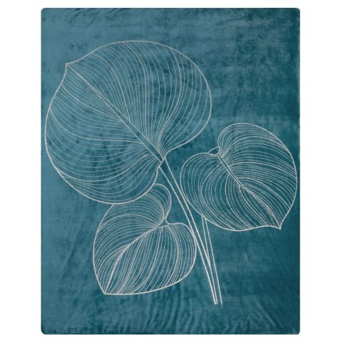 KOC BLANCA 2 150 X 200 CM TURKUSOWY EUROFIRANY KOC BLANCA 2 150 X 200 CM TURKUSOWY EUROFIRANY