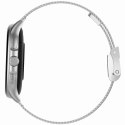 Smartwatch Damski GRAVITY GT12-6 Fioletowy Pasek Silikonowy + Srebrna Bransoleta