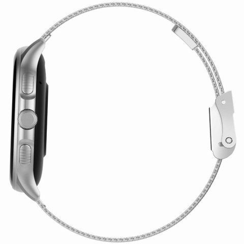 Smartwatch Damski GRAVITY GT12-6 Fioletowy Pasek Silikonowy + Srebrna Bransoleta Smartwatch Damski GRAVITY GT12-6 Fioletowy Pasek Silikonowy + Srebrna Bransoleta