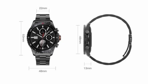 Smartwatch Męski GRAVITY GT16-2 Black / Czarna Bransoleta Smartwatch Męski GRAVITY GT16-2 Black / Czarna Bransoleta