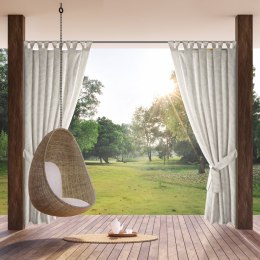 ZASŁONA GOTOWA GARDEN 3 NA SZELKACH 155 X 240 CM BIAŁY EUROFIRANY