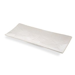 PATERA DEKORACYJNA ROMINA (01) 39 X 18 X 3 CM KREMOWY EUROFIRANY