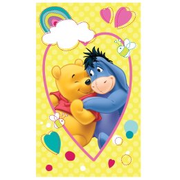 Ręcznik bawełniany 30x50 Kubuś Puchatek żółty Jerry Fabrics
