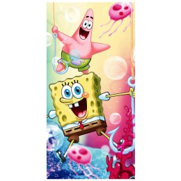 Ręcznik bawełniany 70x140 SpongeBob i Patryk Jerry Fabrics