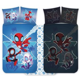 Pościel bawełna 100x135 + 40x60 Spidey glow Aptex