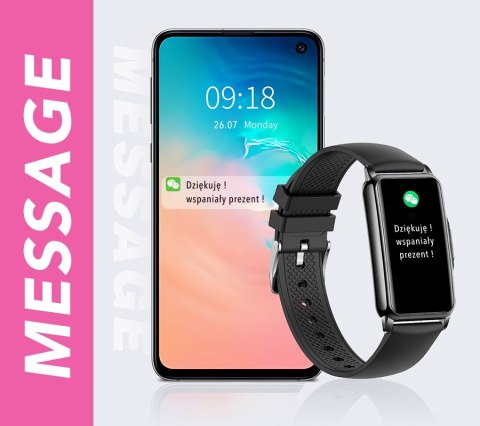 Smartwatch Damski RUBICON RNCF04 Black SMARUB227 Smartwatch Damski RUBICON RNCF04 Black SMARUB227