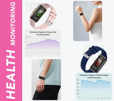 Smartwatch Damski RUBICON RNCF04 Black SMARUB227 Smartwatch Damski RUBICON RNCF04 Black SMARUB227