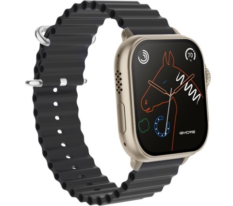 Smartwatch Męski RUBICON RNCF17 Tytan/Black SMARUB268 Smartwatch Męski RUBICON RNCF17 Tytan/Black SMARUB268