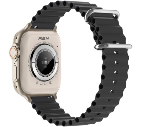 Smartwatch Męski RUBICON RNCF17 Tytan/Black SMARUB268 Smartwatch Męski RUBICON RNCF17 Tytan/Black SMARUB268