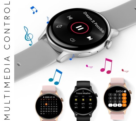 Smartwatch RUBICON RNCF10 Black SMARUB237 Smartwatch RUBICON RNCF10 Black SMARUB237
