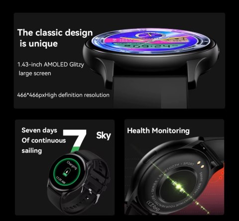 Smartwatch RUBICON RNCF11 Black SMARUB240 Smartwatch RUBICON RNCF11 Black SMARUB240