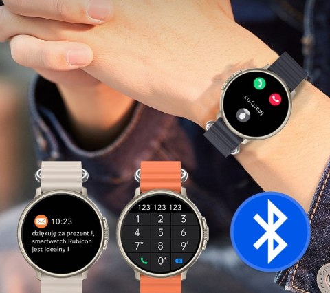 Smartwatch RUBICON RNCF15 Tytan/Black SMARUB259 Smartwatch RUBICON RNCF15 Tytan/Black SMARUB259