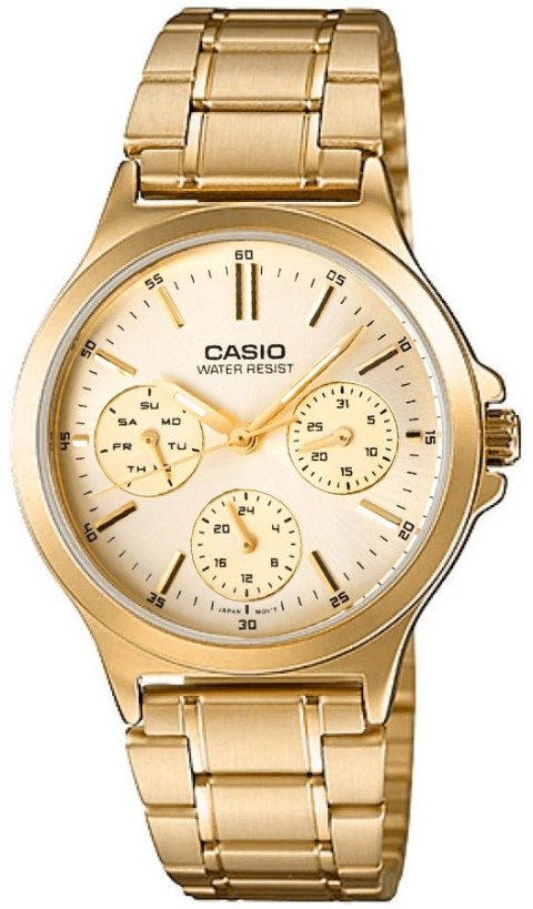 Zegarek Damski CASIO LTP-V300G-9AUDF + BOX Zegarek Damski CASIO LTP-V300G-9AUDF + BOX