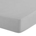 PRZEŚCIERADŁO Z GUMKĄ BASIC 180 X 200 X 30 CM JASNOSZARY EUROFIRANY