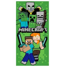 Ręcznik bawełniany 70x140 Minecraft zielony Jerry Fabrics