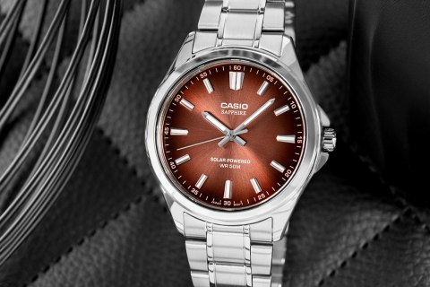 Zegarek Męski CASIO Solar MTS-RS100D-5ADF + BOX Zegarek Męski CASIO Solar MTS-RS100D-5ADF + BOX