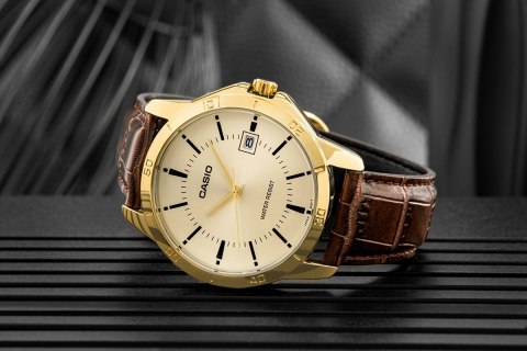 Zegarek Męski Casio MTP-V004GL-9AUDF + BOX Zegarek Męski Casio MTP-V004GL-9AUDF + BOX