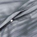 Pościel satyna bawełniana CIZGILI ANTHRACITE/140x200+1posz. 70x80 EXCLUSIVE Darymex
